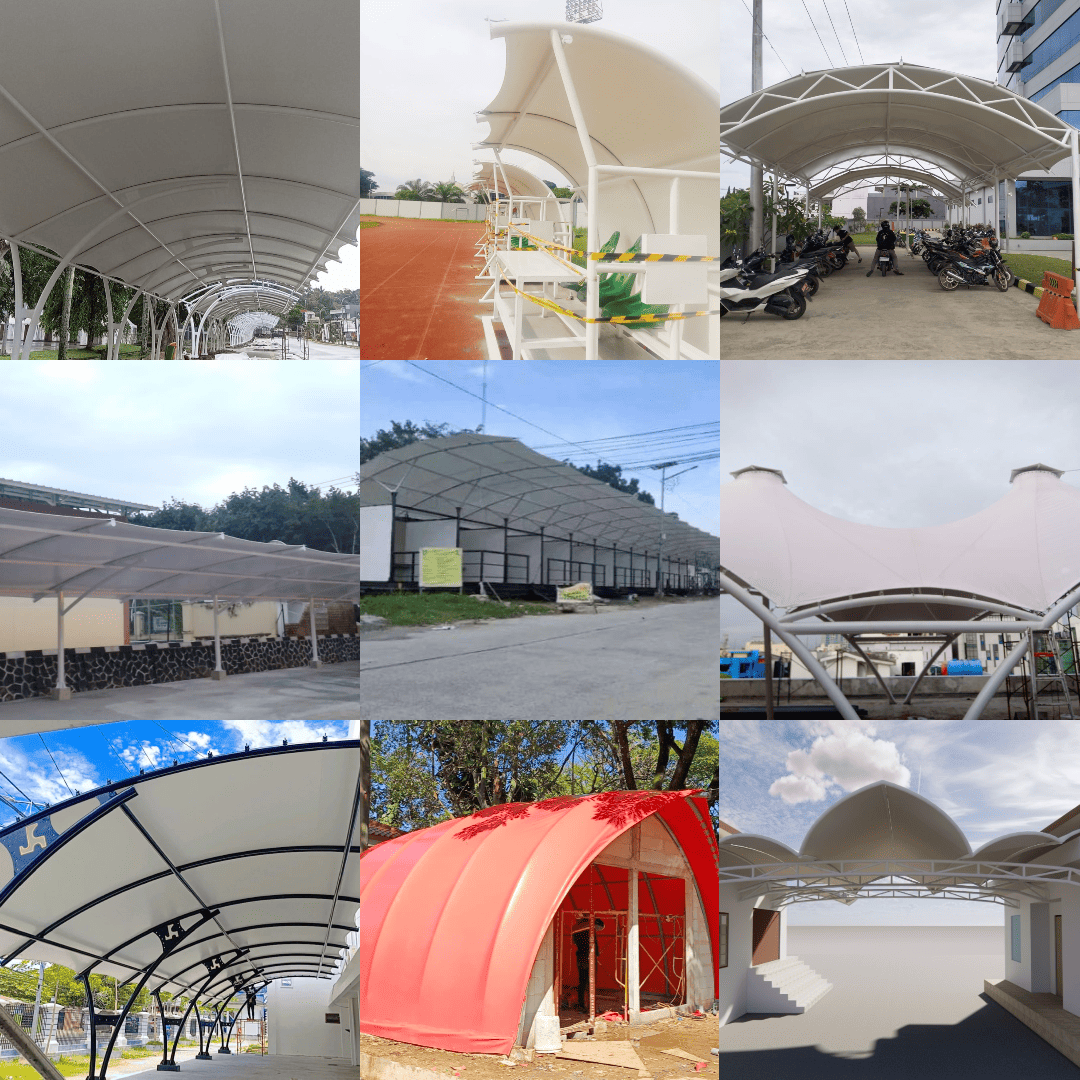 proyek atap membran