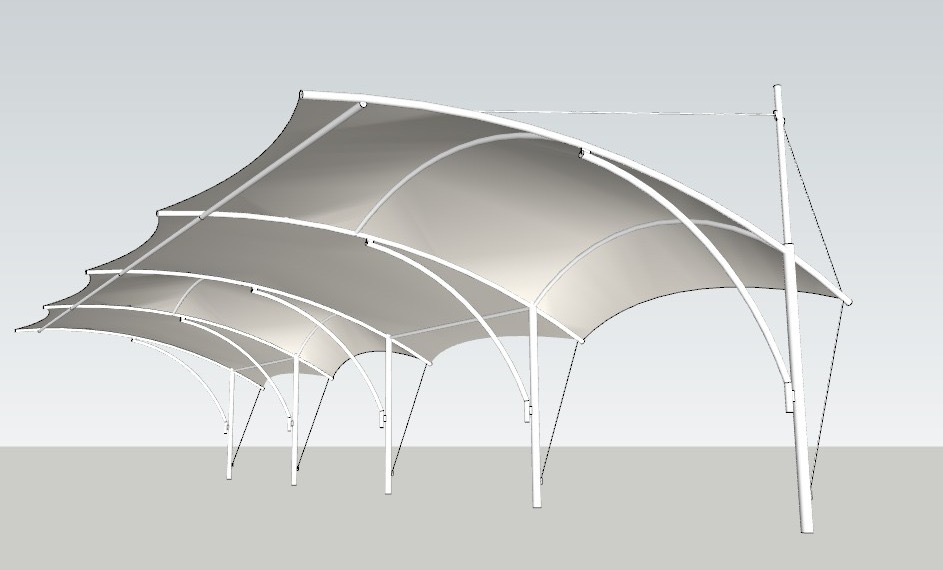 carport atap membran
